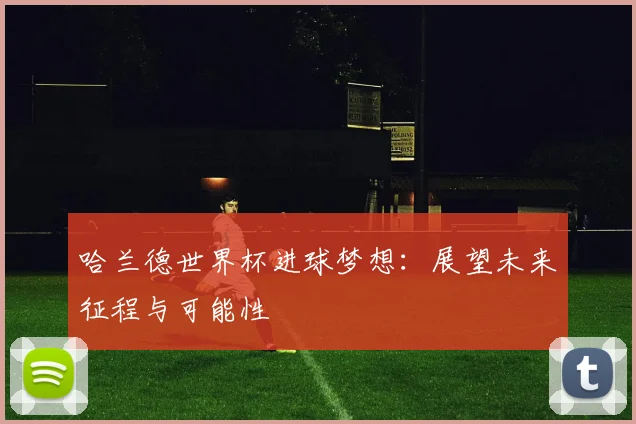 哈兰德世界杯进球梦想：展望未来征程与可能性